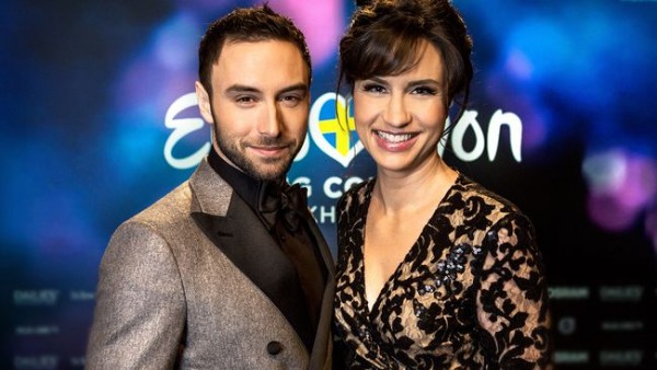 Måns Zelmerlöw and Petra Mede hosts of Eurovision 2016