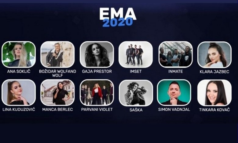 Slovenia: RTVSLO releases one minute snippets of the EMA 2020 entries