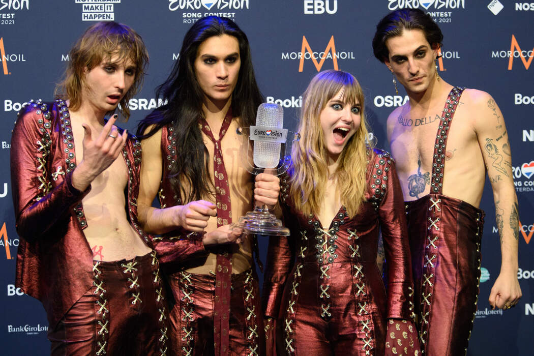 Maneskin’s “Zitti e Buoni” in the Top-10 Most Streamed Songs of Eurovision with More Than 100 Million Streams on Spotify